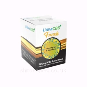 Fresh LVWell CBD 500mg CBD Bath Bomb – Lemongrass and Mandarin
